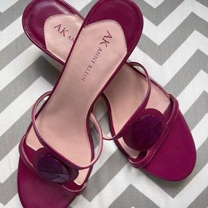 Anne Klein Magenta Sandals